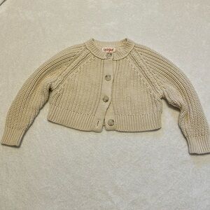 Cat & Jack - cropped girls sweater - 2T